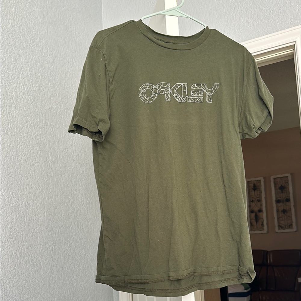 Oakley Men's Olive Green T-Shirt